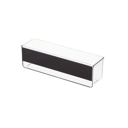 iDesign Magnetic Medium Clear Plastic Organizer Bins - size: Medium, style: Pack of 1