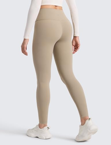CRZ YOGA Matte Fleece Lined Leggings 28'' - color: Oak, size: Large