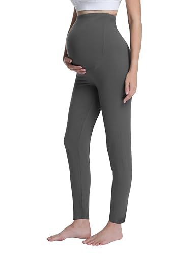 Women's Maternity Pajamas Sets 2 Piece Sleepwear - color: Dark Grey, size: XX-Large