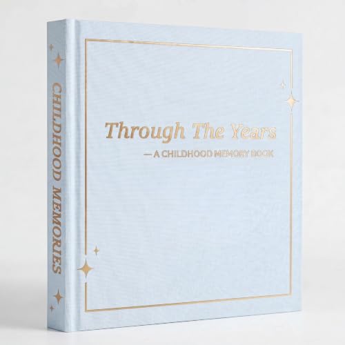 Crtiin Blue Childhood Memory Book Pregnancy Journal for First Time Mom - color: Blue