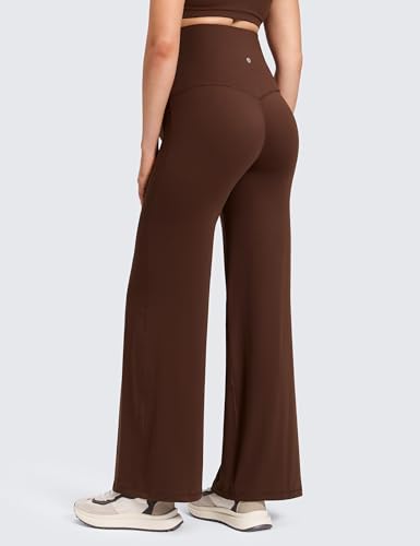 CRZ YOGA Maternity Wide Leg Pants 30" - color: Lava Brown, size: Medium
