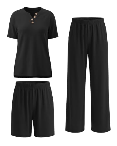 Women Maternity Lounge Set - color: Black, size: Medium