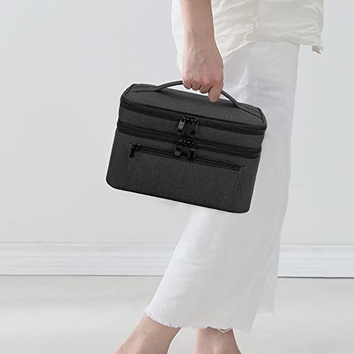 BAFASO Wearable Breast Pump Bag with a Waterproof Pump Parts Pad, Black - color: Black