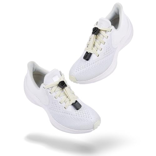 anan520 Tieless Elastic Shoe Laces - No Tie Shoelaces System with Elastic Laces - color: Navy Blue