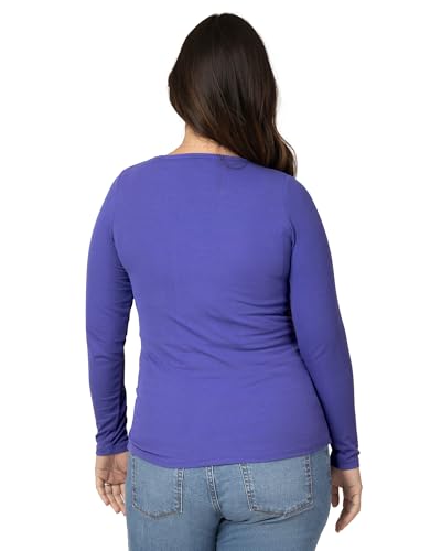 Kindred Bravely Everyday Nursing & Maternity Long Sleeve T-Shirt - color: Cobalt, size: Medium