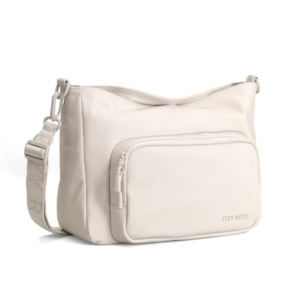 Itzy Ritzy Belong Cargo Caddy Stroller Organizer & Crossbody Bag (Cream) - color: Cream