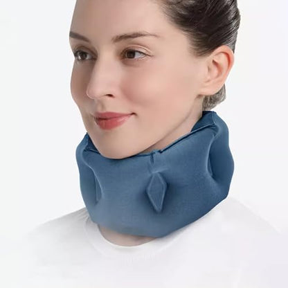 Inflatable Neck Pillow Airplane, Inflatable Travel Pillows For Airplanes - color: Blue