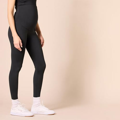 Amazon Essentials Women's Maternity Leggings Over the Belly, Active Sculpt, Full Length, Pregnancy Pants - size: Large