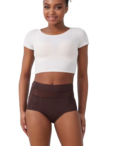 Goat Union Overnight Period Underwear for Women Heavy Flow, Leakproof Menstrual Panties Full Coverage - color: Chocolate, size: X-Small