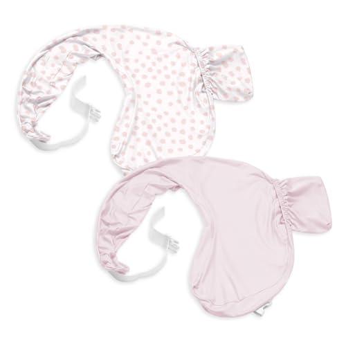 Nursing Pillow Cover Compatible with My Breast Friend Deluxe/Original - color: Pink Dots
