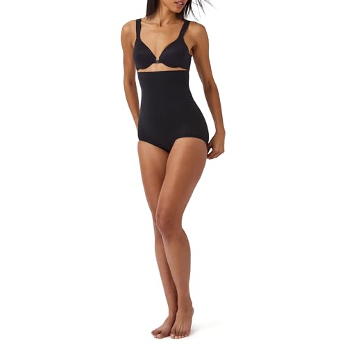 SPANX SPANXsculpt Power Series High-Waisted Brief - color: Very Black, size: Medium