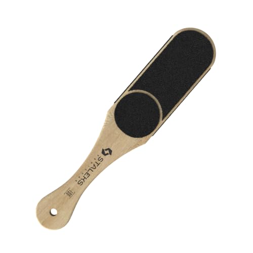 STALEKS Beauty & Care 10/3 Wooden Foot File, 60/80/100/120 Grit