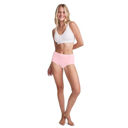 Jockey Women's Underwear Supersoft Brief - 3 Pack - color: Pink Frost, size: 5