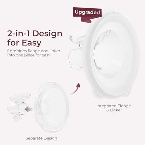 Momcozy S12 Pro Quick Replacement Accessories, Hybrid Flange 27mm, 1 Pack - size: 27mm Flange (Only for S12ProQuick)