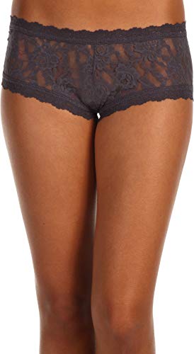 hanky panky Women's Signature Lace Boyshorts - color: Granite, size: XX-Small