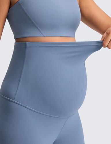 CRZ YOGA Maternity Extra Long Leggings 30'' - color: Washed Denim, size: Small