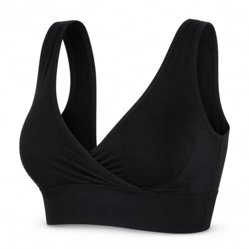 LoveSteady Crossover Nursing & Lounge Sleep Bra - size: Large