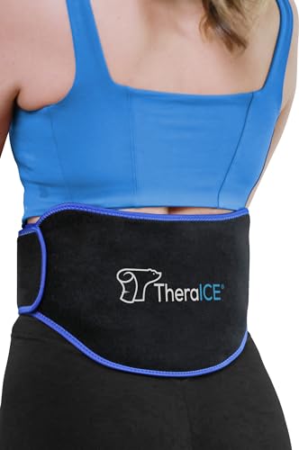 TheraICE Ice Pack for Back Pain Relief, Lower Back Wrap for Lumbar Sciatic - style: 1 Pack
