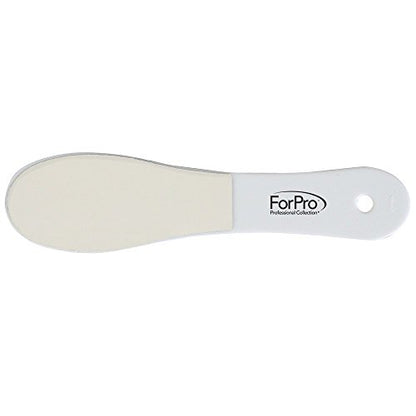 ForPro Professional Collection One ‘N Done Pedi File, Disposable Pedicure File for Feet & Heels, Double-Sided, Black 60/White 180 Grit, 9.5” L, 12-Count