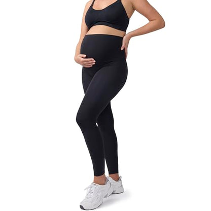 Ingrid & Isabel Everyday Active Maternity Flare Leggings - color: Black, size: X-Large