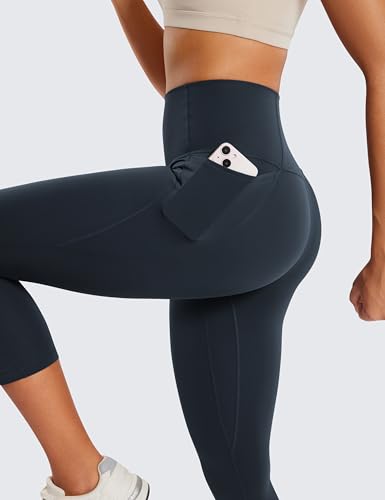 CRZ YOGA Butterluxe Capris Pockets 21" - color: True Navy, size: X-Small