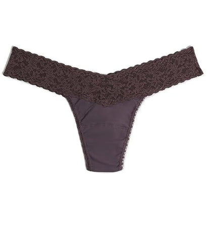 hanky panky, Supima Cotton Low Rise Thong - color: Dusk