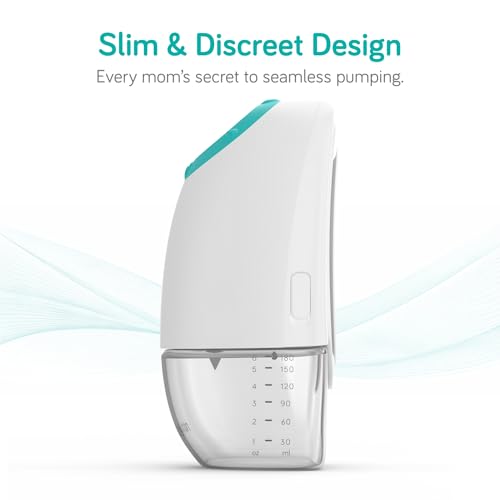 Nanobebe Wearable Breast Pump Hands Free Wireless Electric Breast Pump Smart App Controlled Pump Quiet Portable Multiple Modes, 1-Pack - size: 1 Pack