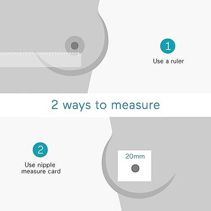 Paruu P10 Flange Insert 24mm, Original Breast Pump Parts, Wearable Breast Pump Replacement Accessories, 2 Pack - size: 24mm