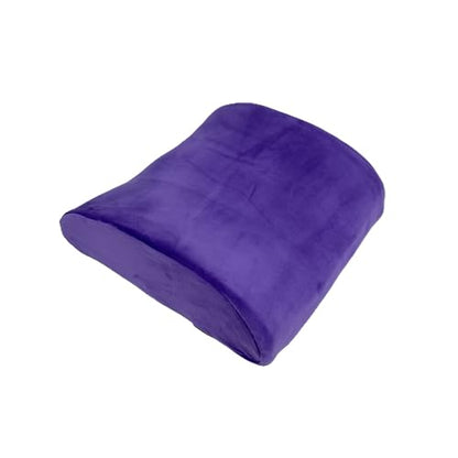 Bookishbunny Premium Memory Foam Lumbar Support Cushion Pillow (Purple) - color: Purple