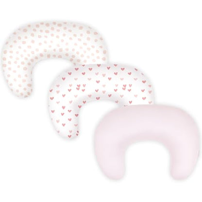 TotAha Nursing Pillow Covers Compatible with Updated Boppy Nursing Pillow - color: Pink Dots
