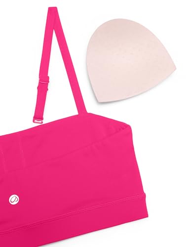 CRZ YOGA Butterluxe Thin Strap Sports Bra - color: Granita Pink, size: Small