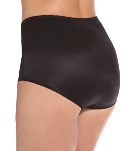 Bali Women's Firm-control Shapewear Brief Pack, Shaping Brief With Tummy Control, 2-pack - color: Black, size: Large