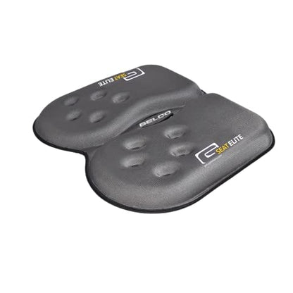 GSeat Elite Orthopedic Gel and Foam Seat Cushion for Coccyx, Back, Tailbone, Prostate, Postnatal, and Sciatica - Gray - color: Gray