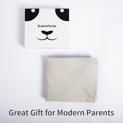 BubblePanda Rayon Made from Bamboo Nursing Cover for Baby Breastfeeding - color: Oat