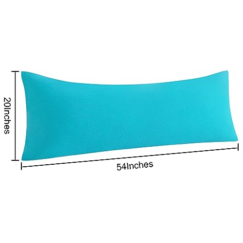 NTBAY Body Microfiber Pillowcases, Set of 2, Blue - color: Blue, size: Body (20"x54")