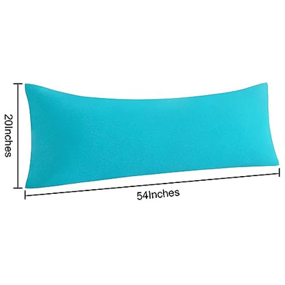 NTBAY Body Microfiber Pillowcases, Set of 2, Blue - color: Blue, size: Body (20"x54")