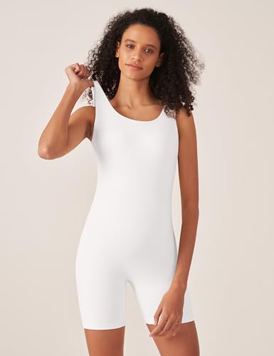 POSHDIVAH Maternity Romper Shorts Double Lined Jumpsuit - color: White, size: XX-Large