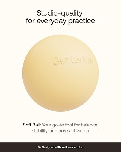 BetterMe Soft Pilates Ball - color: Butter Yellow