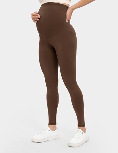Buttergene 1 Pack Buttery-Soft Maternity Leggings - color: Coffee, size: Medium