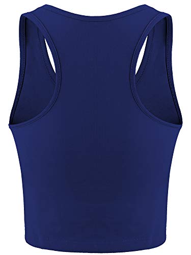 Geyoga 8 Pcs Crop Tank Top - color: Gray, Green, Navy, Black, Coffee, White, size: XX-Large
