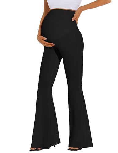Peauty Buttery Soft Maternity Flare Leggings - size: Medium