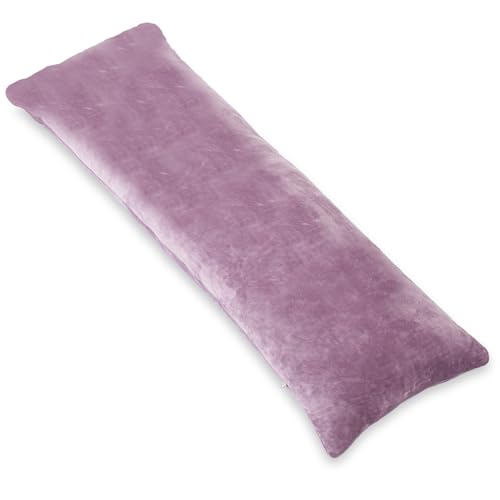 1 MIDDLE ONE Body Pillow, Memory Foam Body Pillows for Adults Sleeping, Long Pillow for Bed, Big Large Firm Full Body Pillow for Side Sleeper, 20x54 Inch, Dark Purple - color: Dark Purple