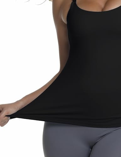 Nursing Tank Top Breastfeeding U Neck Maternity Tops - color: Black, size: Small