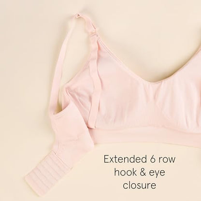 Bravado Designs Nursing Bra Full Coverage Wireless Scoop Neck Comfort Maternity Bra - color: Sand, size: X-Large