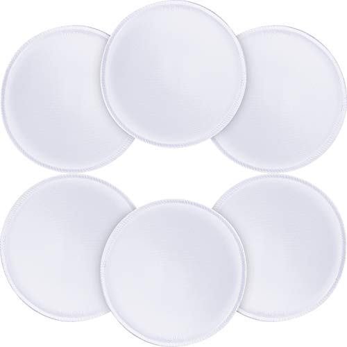3 pairs Round Soft Bra Inserts Pads Removable Sport Bra Cups inserts Mastectomy Bra Inserts For Bikini Top Swimsuit - color: B/Cwhite