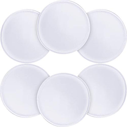 3 pairs Round Soft Bra Inserts Pads Removable Sport Bra Cups inserts Mastectomy Bra Inserts For Bikini Top Swimsuit - color: B/Cwhite