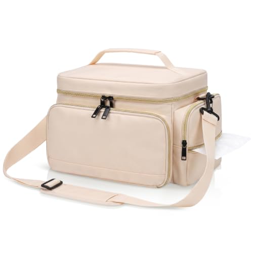 GDNasist Breast Pump Bag Compatible with Spectra S1 and S2, Pumping Bag - color: Beige