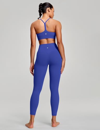HeyNuts Yoga Pro Leggings 25" - color: Sapphire Blue, size: XX-Small