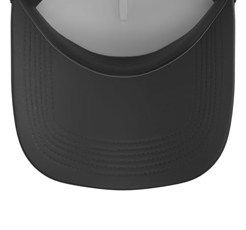 My Humpin' Put the Bump-in Dad Father to Be Baby Shower Trucker Hat with Adjustable Mesh Back - color: Black/White
