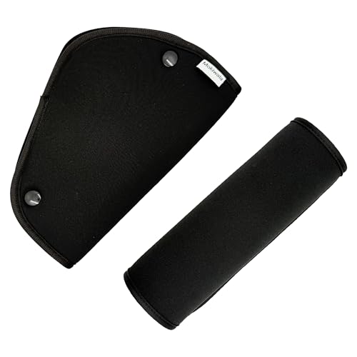 Kids Seat Straps Cover Pad, Black - color: Black